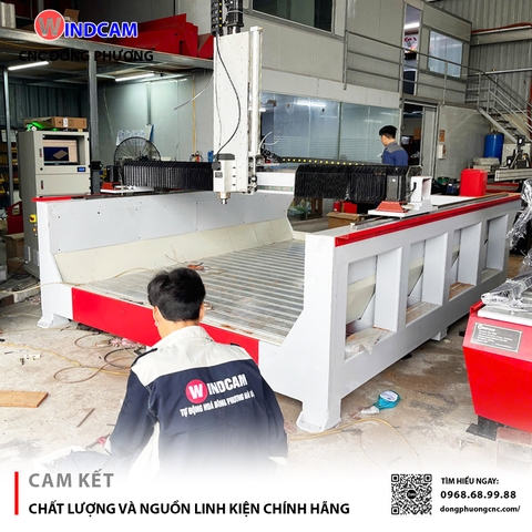 Bàn giao máy thiết kế phay nhôm tấm khổ lớn về Quảng Ngãi