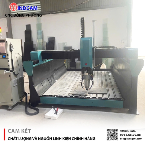 Bàn giao máy CNC đục đá gầm cao 600mm về Hà Nội
