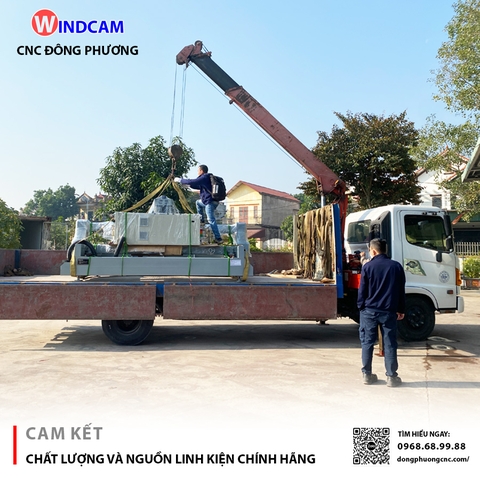 Bàn giao máy CNC 4 trục gia công chân ghế tân cổ điển