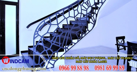 Độc đáo bộ sưu tập lan can cầu thang được tạo bởi công nghệ máy CNC Plasma