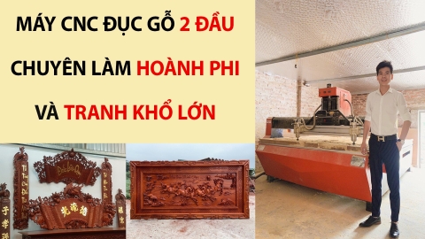 Cấu hình máy CNC đục hoành phi? CNC Đông Phương có kho mẫu hoành phi không?