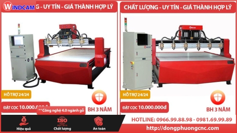 TOP 2 máy CNC đục gỗ bán chạy tại Đông Phương Hà Nội