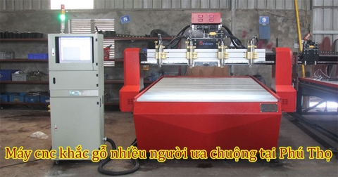 Máy cnc khắc gỗ nhiều người ưa chuộng tại Phú Thọ