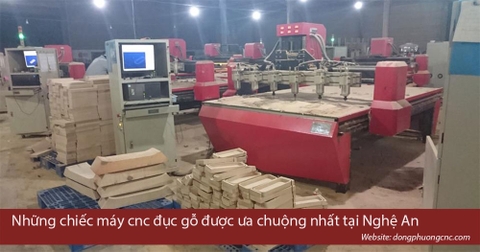 Những chiếc máy cnc đục gỗ được ưa chuộng nhất tại Nghệ An