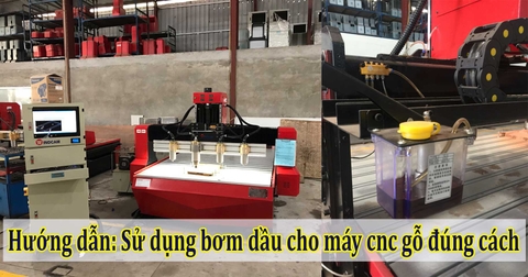 Hướng dẫn: Sử dụng bơm dầu cho máy cnc gỗ đúng cách