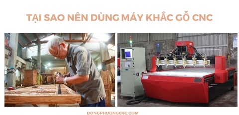 Tại sao nên dùng máy khắc gỗ CNC ?