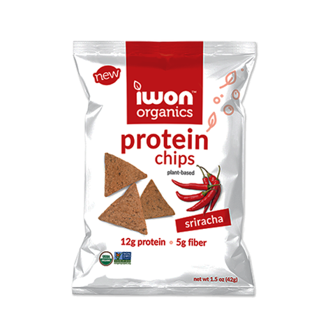 Snack bá» sung protein há»¯u cÆ¡ Iwon (42g) vá» á»t Sriracha