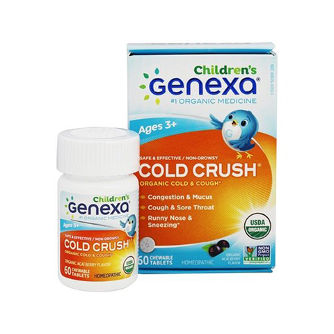 Thuá»c cáº£m ho tráº» em há»¯u cÆ¡ Genexa (60v)