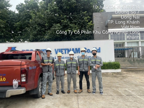 LẮP ĐẶT MÁY LẠNH CTY PRO WELL - KCN LONG KHÁNH