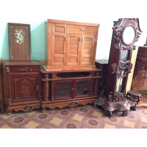 Đồng hồ cây mẫu cổ đẹp, gỗ hương