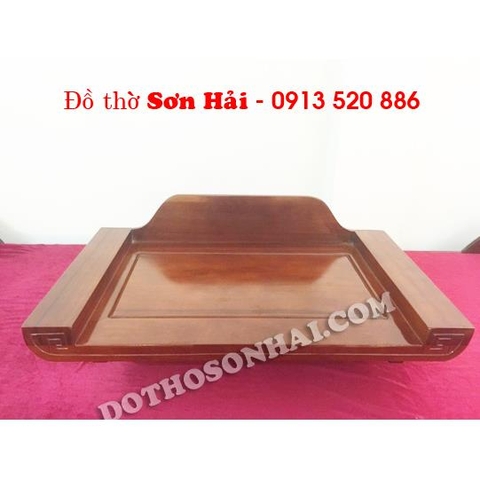 Bàn thờ treo tường đẹp nhất, mẫu hiện đại bằng gỗ gụ, rộng x sâu = 99cm x 48cm