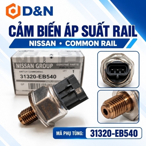 Cảm Biến Áp Suất Thanh Rail Nissan Navara 2010-2014 (D40) | 31320-EB540