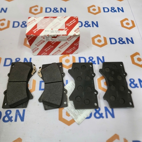 Má phanh, bố thắng trước Lexus LX570, LX460, Land Cruiser, Sequoia, Tundra 2007-2021 | 04465-0C020, 04465-60280, 04465-60281, 04465-02440, 04465-60300, 04465-AZ001, 04465-AZ024, 04465-YZZR2, 0446560350