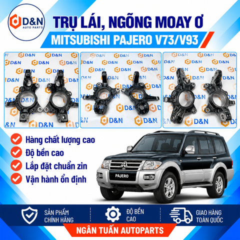 Trụ lái, ngõng moay ơ trước Mitsubishi Pajero V73/ V93 | MR374501, MR374502