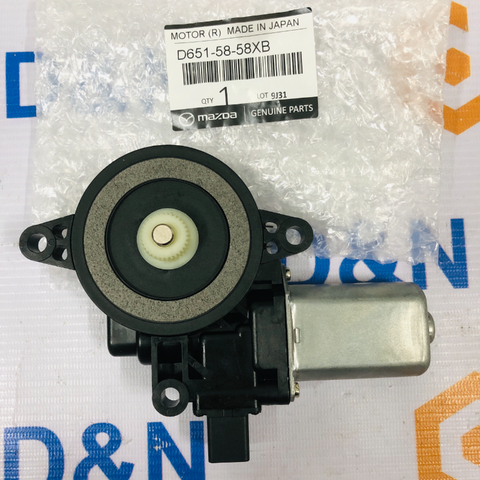 Mô tơ/ motor nâng hạ kính sau Mazda 6, Mazda 2, Mazda 3, Cx5 2009-2023 | D651-58-58XB, D651-59-58XB, D01G-58-58XB, D01G-59-58XB