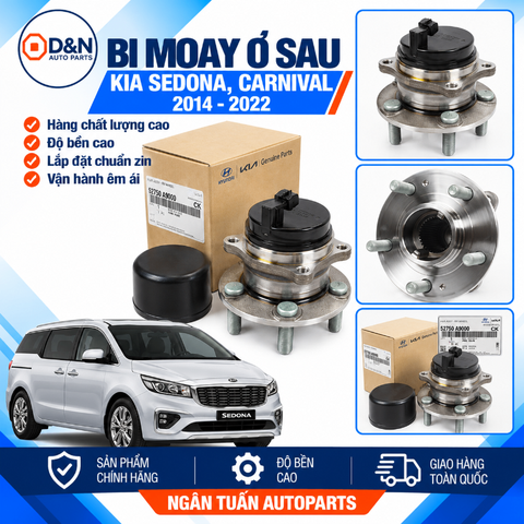 Bi moay ơ sau, bạc đạn bánh sau Kia Sedona, Carnival 2014- 2022| 52730-A9000