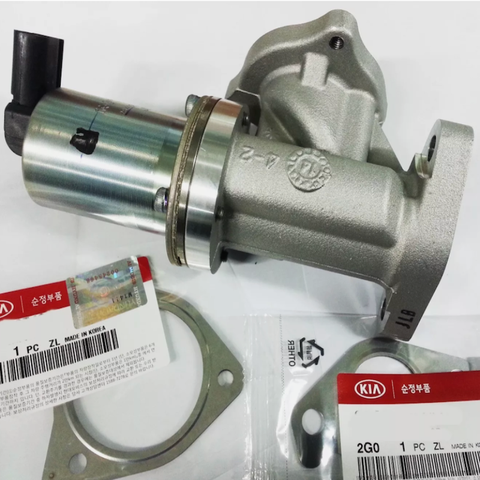 Van EGR, Van Tuần Hoàn Khí Xả Hyundai Santafe, Tucson, Sportage 2006, 2007, 2008, 2009, 2010, 2011,2012 | 28410-27410