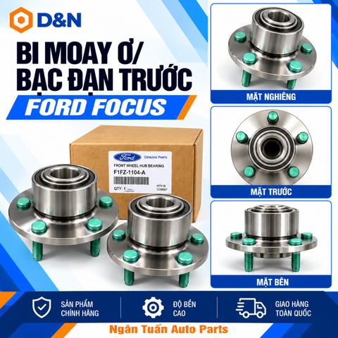 Bi moay ơ trước, bạc đạn bánh trước Focus 2005-2014 | 6M512C300AC, 3M512C300, VKBA3660