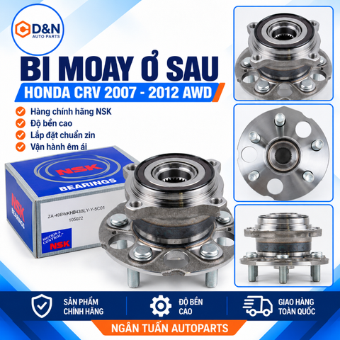Bi moay ơ sau, Bạc đạn bánh sau Honda CRV 2007-2012 4WD | 42200STK951, 42200SZP951, 42200T0AP51