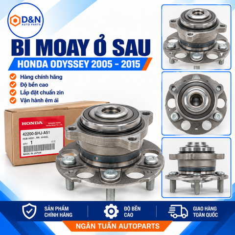 Bi moay ơ sau, bạc đạn bánh sau Honda Odyssey 2005-2015 | 42200-SHJ-A51