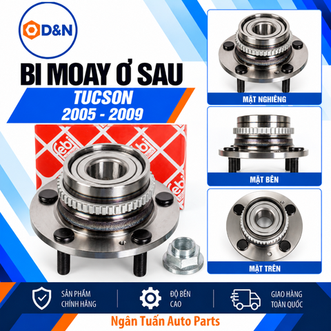 Bi Moay Ơ Sau, Bạc Đạn Sau Hyundai Tucson, Kia Sportage 2005-2009 | 52710-2E000