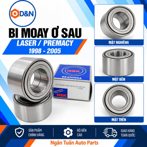 Bi Moay Ơ Trước, Bạc Đạn Bánh Trước Laser, Premacy 2000- 2005