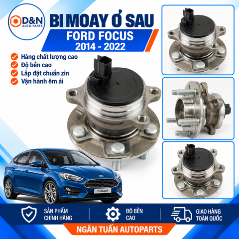 Bi moay ơ sau, bạc đạn bánh sau Focus 2014-2022 | BV612C299CPA, 1706172, BV612C299AAC, CV6Z1109A