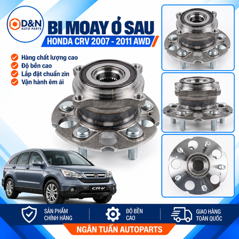 Bi moay ơ sau, bạc đạn bánh sau Honda CRV 2007-2012 AWD | 42200STK951, 42200SZP951, 42200T0AP51