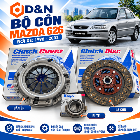 Bộ côn ly hợp Mazda 626 1992-2004