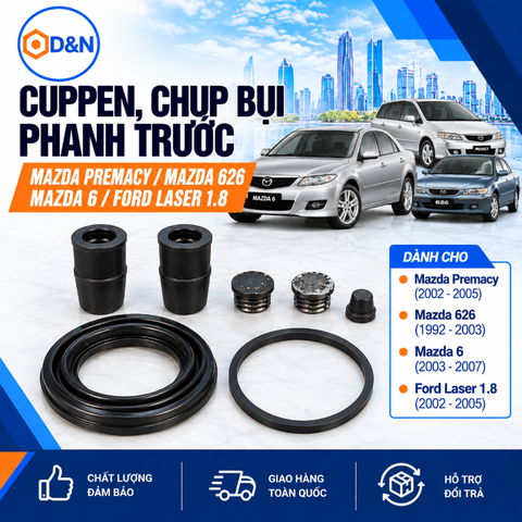 Cuppen, chụp bụi phanh trước Mazda Premacy, 626, Mazda 6, Laser 1.8