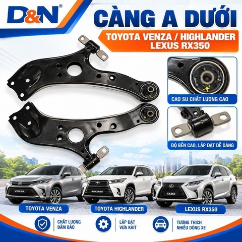 Càng A Toyota Venza, Highlander, Lexus RX350, RX400, RX450 2008-2017 | 48068-0T010, 48069-0T010, 48068-0T011, 48069-0T011