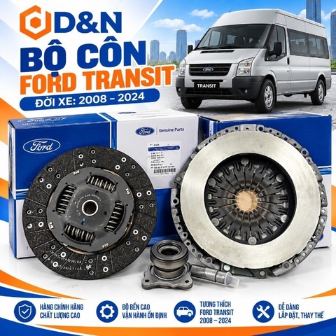 Bộ côn ly hợp Ford Transit 2008- 2025