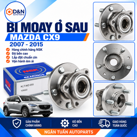 Bi moay ơ sau, bạc đạn bánh sau Mazda CX9 2007-2015 L2142615X, L2142615XA, L2142615XB, C2532615XA
