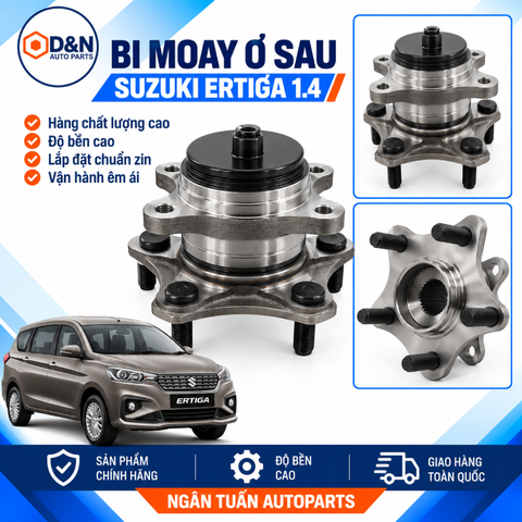 Bi Moay Ơ Sau, Bạc Đạn Bánh Sau Ertiga, Swift 1.4 2014-2018 | 43402-M60M0-0000