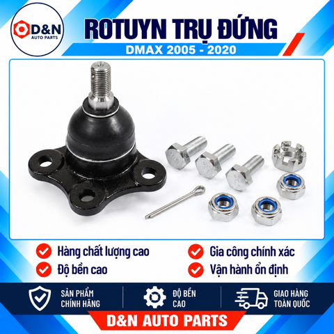 Rotuyn trụ đứng trên Isuzu D-Max, Trooper 2000-2020