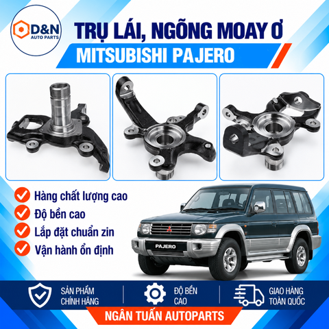 Trụ lái, ngõng moay ơ Pajero v31