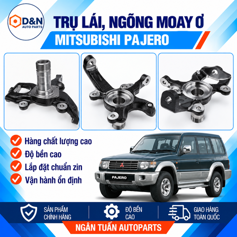 Trụ lái, ngõng moay ơ Mitsubishi Pajero V43