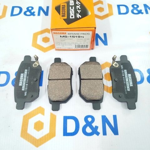 Má phanh, bố thắng sau Vios, Yaris, Corolla Altis 2008-2025 | 04466-52130, 04466-12130, 04466-12150,