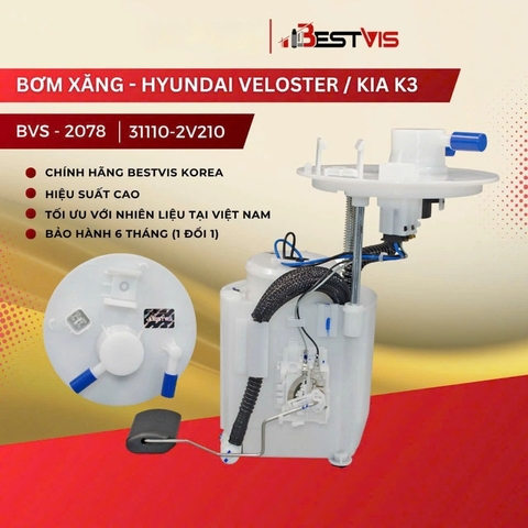 Cụm bơm xăng Kia K3, Cerato 2013, Hyundai Elantra 2011-2015 | 31110-2V000, 31110-2V210