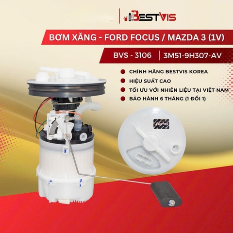 Cụm bơm xăng Ford Focus 2005- 2014; Mazda 3 2003-2013 | 3M51-9H307-AB, LF6X1335XF, LF6X-13-35XD, LFJB-13-35X