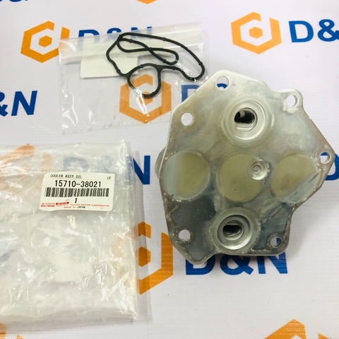Két làm mát dầu động cơ, két sinh hàn Lexus LX570, Toyota Land Cruise| 15710-38021