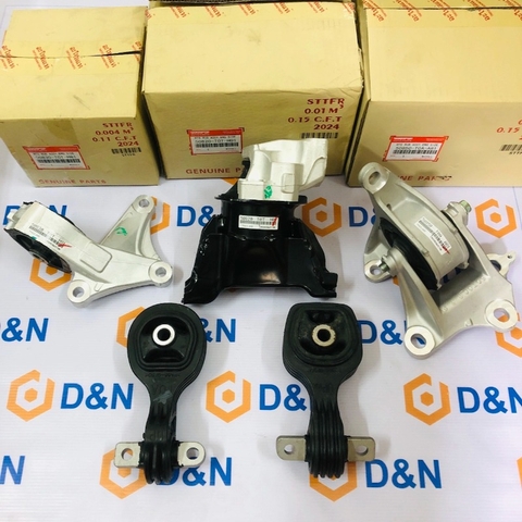 Bộ cao su chân máy Honda Crv 2.4L 2013-2017 | 50870-TA0-A03, 50822-T5R-A01, 50810-TA0-A01, 50820-TA0-A01, 50850-TA0-A01