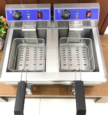 EF-102V - Chiên Nhúng Điện Đôi 2 x 10L