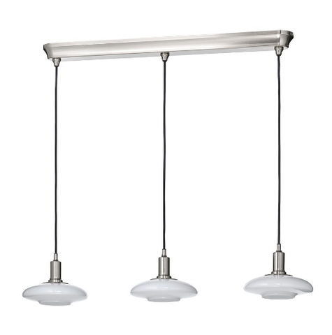 3 ĐÈN TREO TRẦN TÄLLBYN IKEA - TRẮNG 89 cm