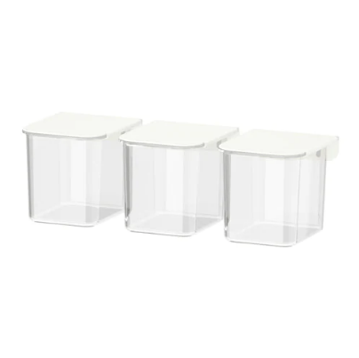HỘP ĐỰNG CÓ NẮP SKÅDIS IKEA IKEA - TRẮNG