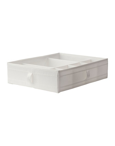 NGĂN VẢI CHIA ĐỒ THÔNG MINH SKUBB IKEA - TRẮNG 44x34x11 cm