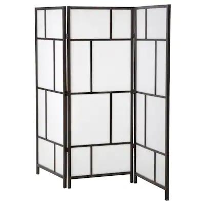 VÁCH NGĂN PHÒNG RISÖR IKEA - TRẮNG/ĐEN 216x185cm