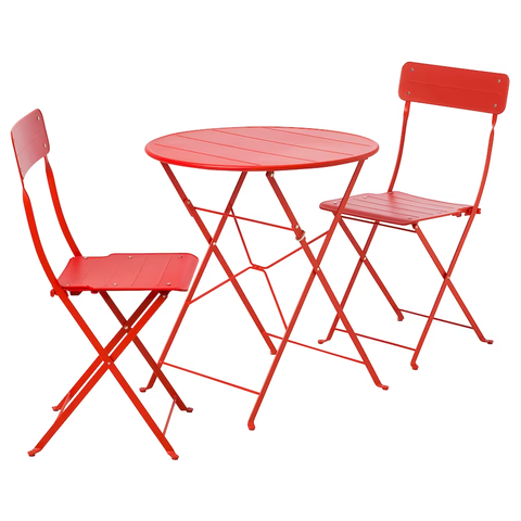 NỘI THẤT THÔNG MINH BÀN 2 GHẾ NGOÀI TRỜI SUNDSÖ IKEA - CAM