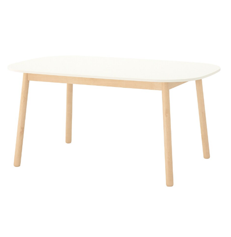 BÀN ĂN VEDBO IKEA - TRẮNG 160x95cm