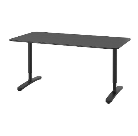 BÀN BEKANT IKEA - ĐEN 160x80 cm